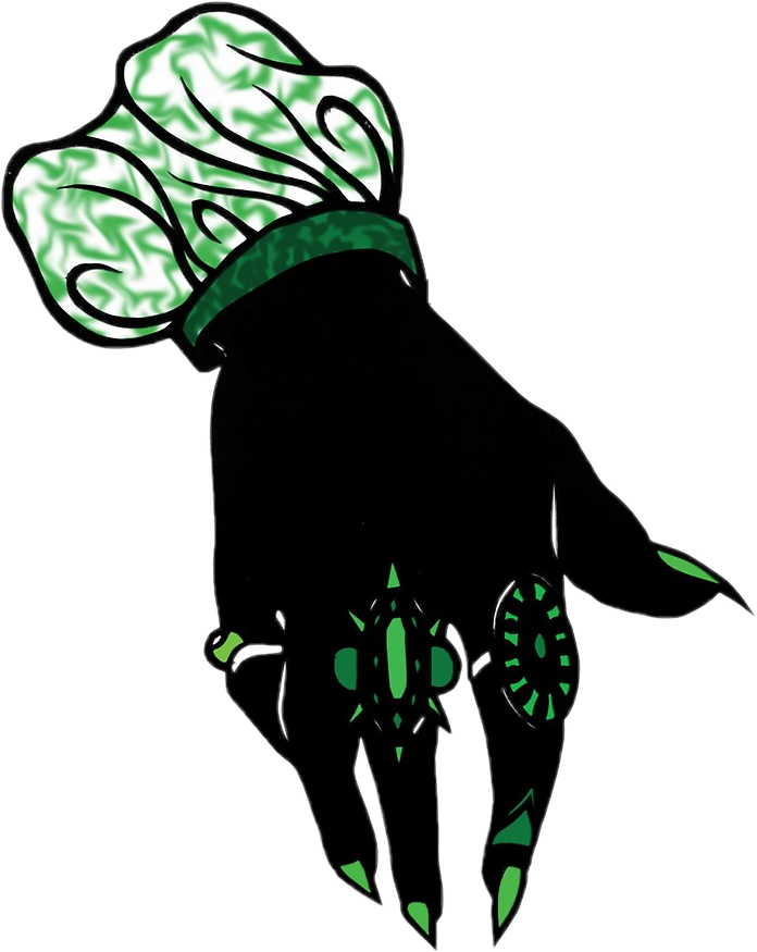 Astrological Pisces Hand Symbol PNG with transparent background