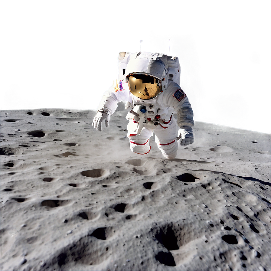 Astronaut Footprints On Moon Surface Png 86