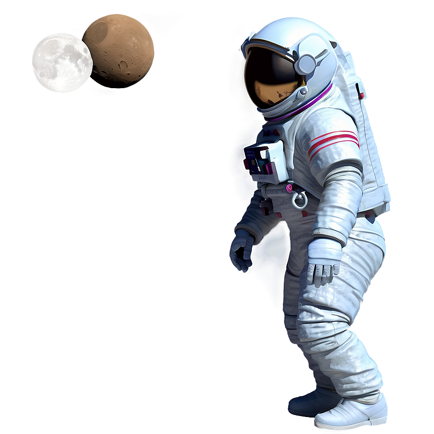 Astronaut On Alien Planet Png Pof78