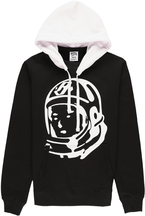 Astronaut Print Black Hoodie