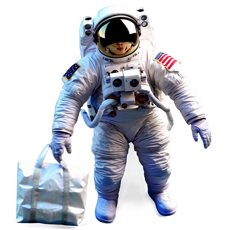 Astronaut With Space Food Png 58