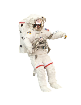Astronautin Space Suit PNG with transparent background