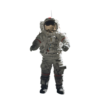 Astronautin Space Suit PNG with transparent background