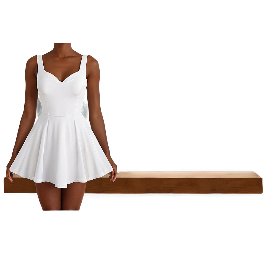 Asymmetric White Dress Png Lis30