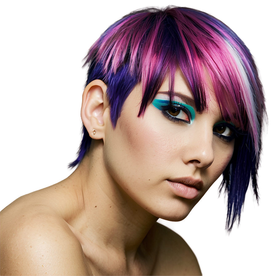 Asymmetrical Emo Haircut Png Cut48