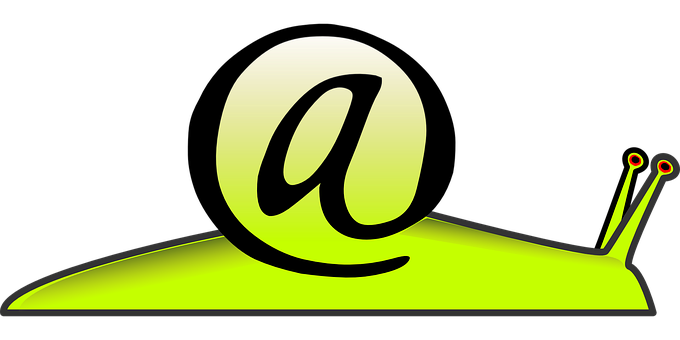 At Symbol Snail Graphic PNG image with a transparent background, free high-resolution download