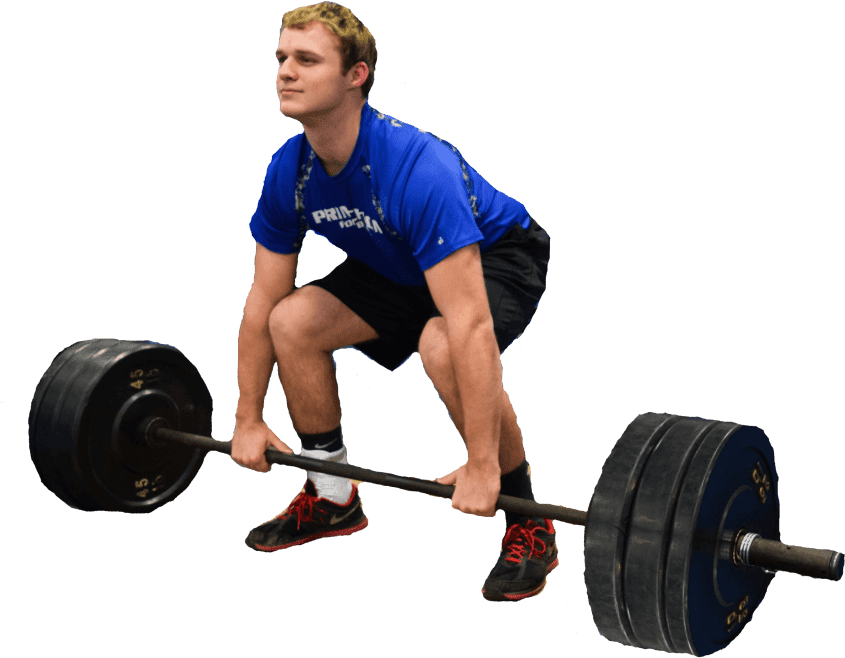 Athlete Performing Deadlift