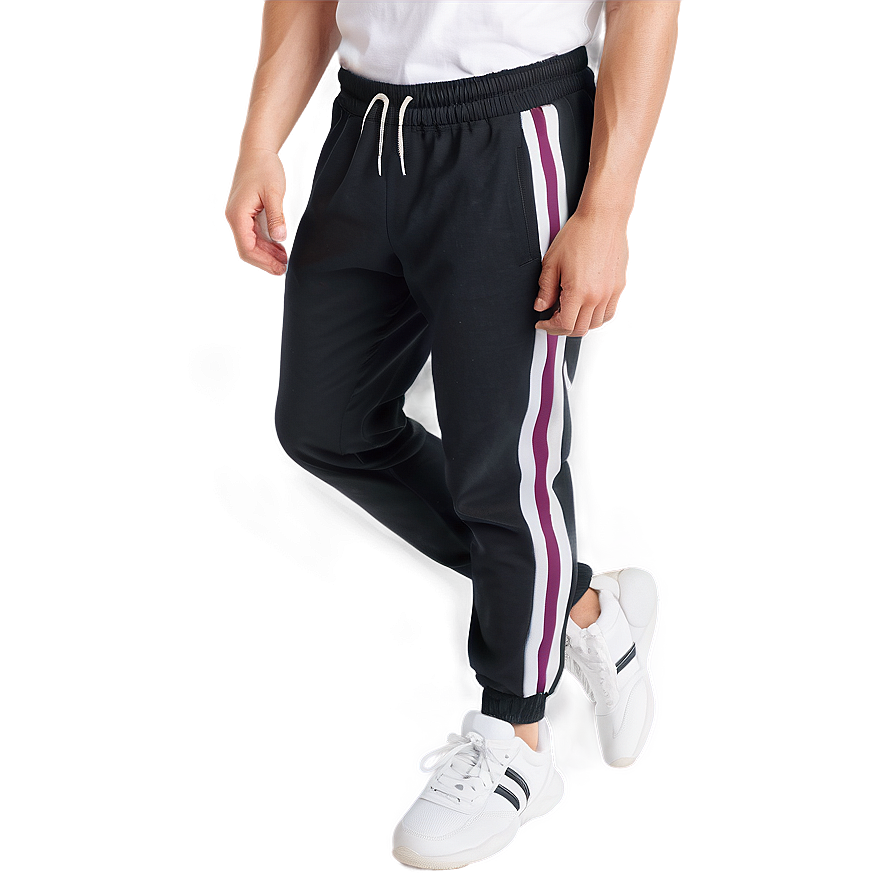 Athletic Black Sweatpants Png Pkm