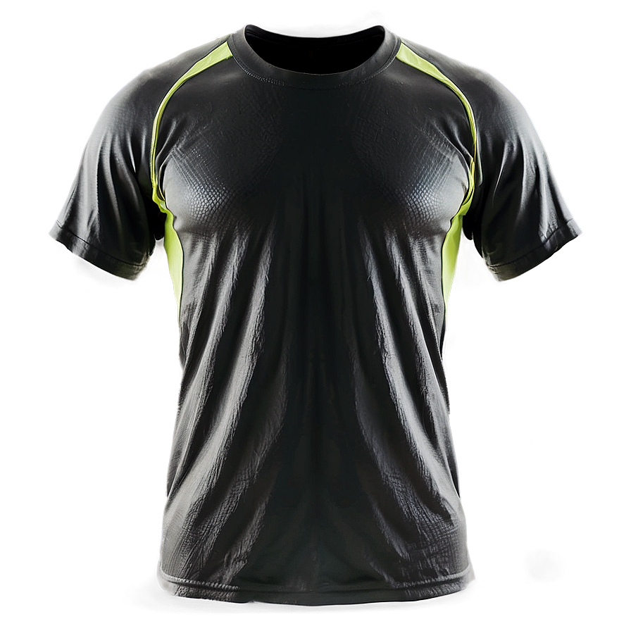 Athletic Black T Shirt Png Hvc