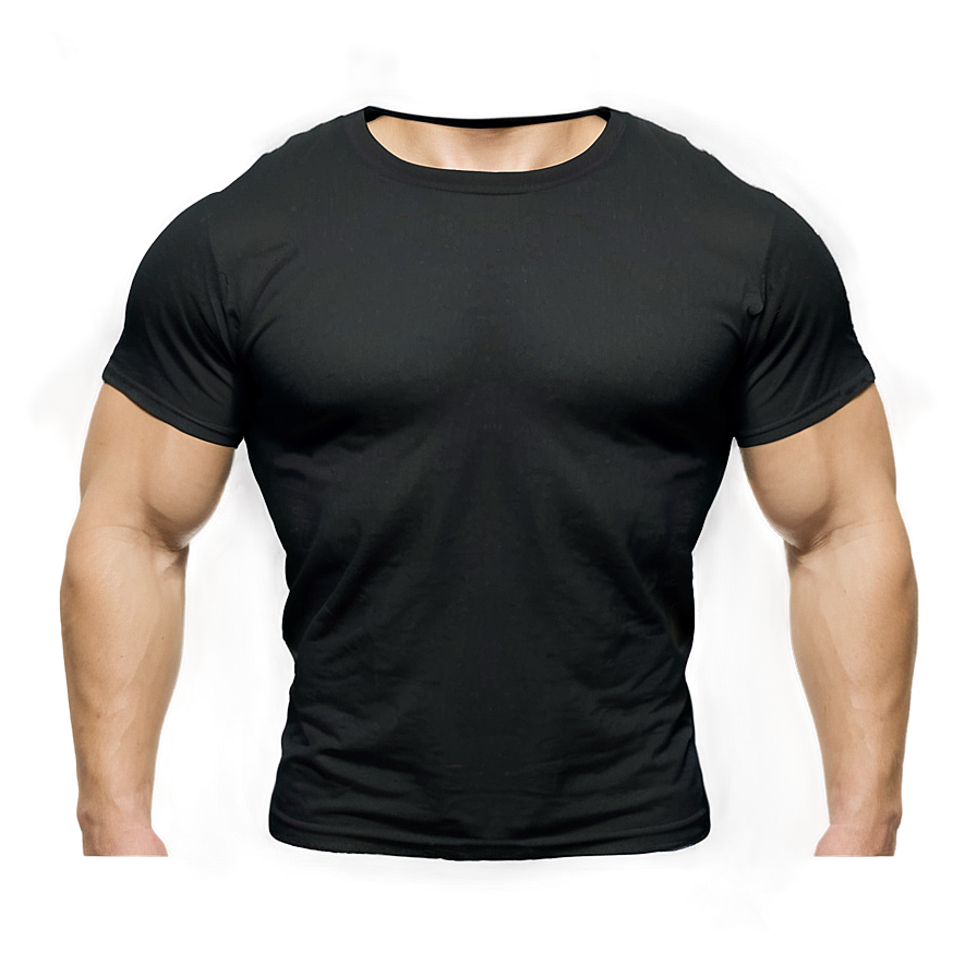 Athletic Black T Shirt Png Ndu13