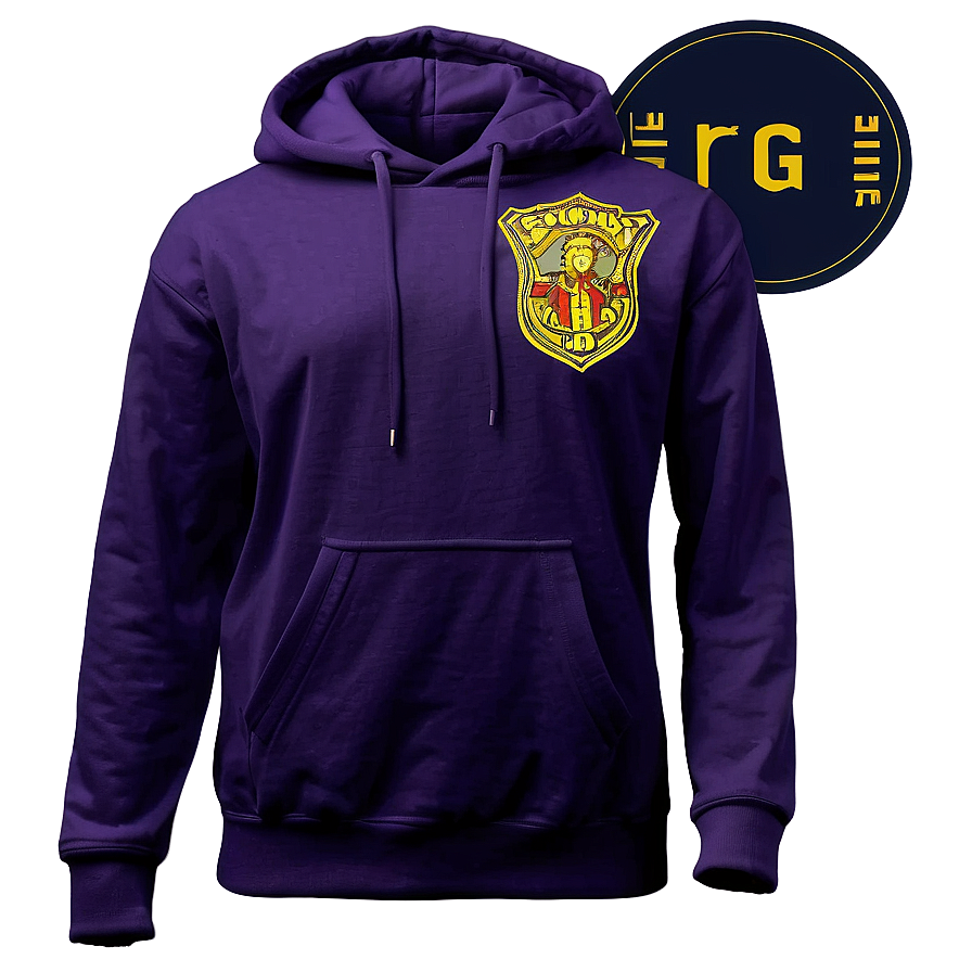 Athletic Purple Hoodie Artwork Png Tod44