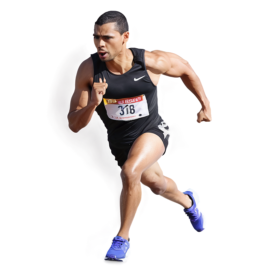 Athletic Sprint PNG 06252024 PNG with transparent background
