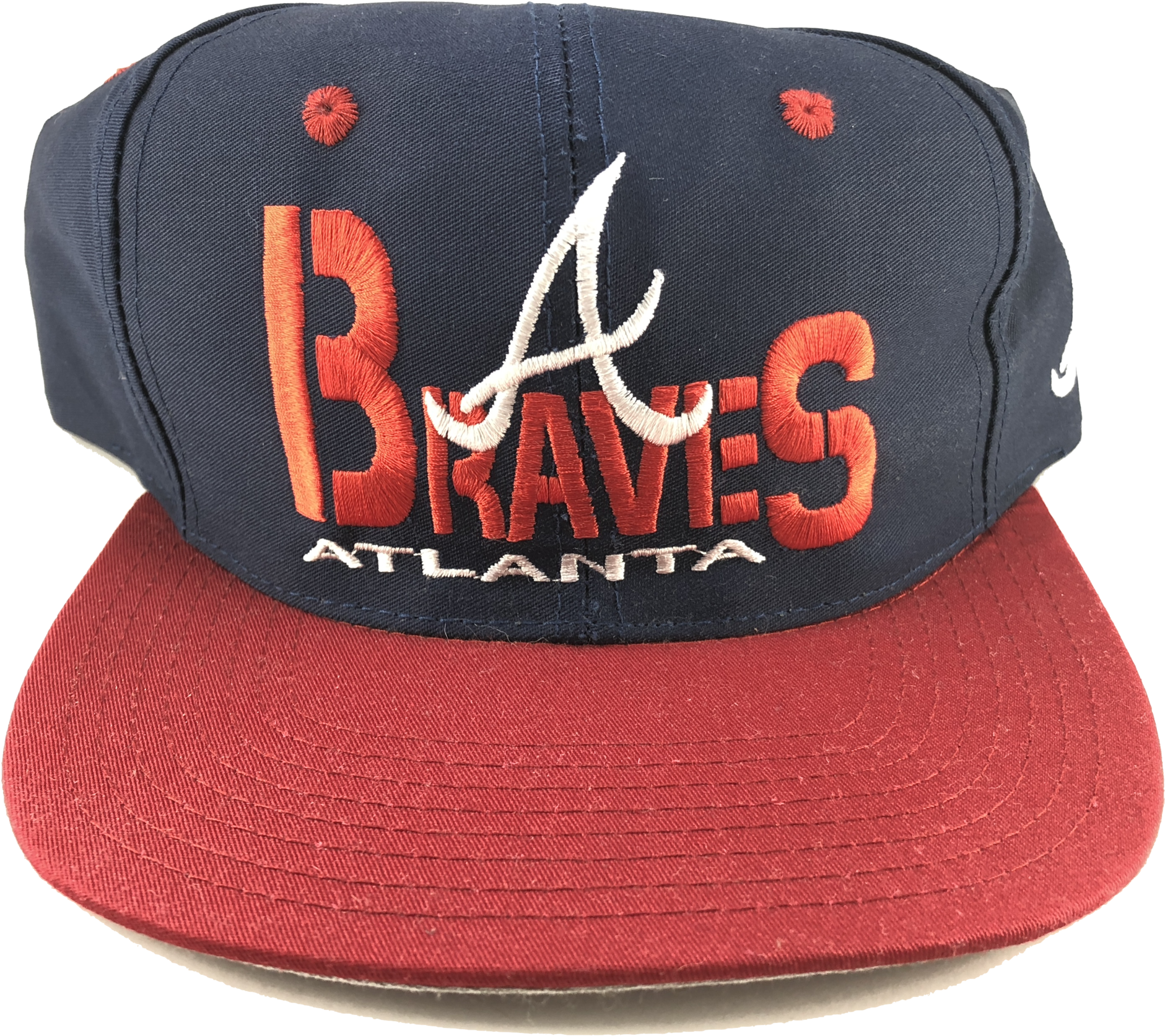 Atlanta Braves “big A” Snapback - Baseball Cap, HD Png Download PNG with transparent background