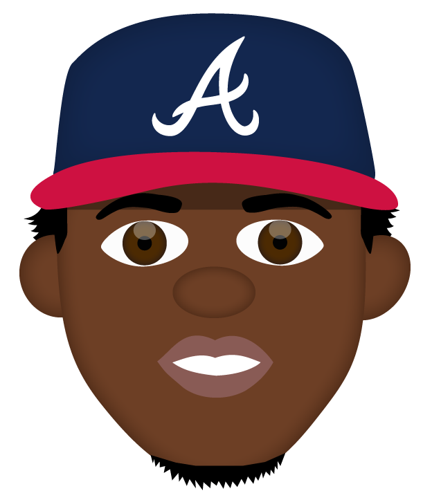 Atlanta Braves Cartoon Player Portrait