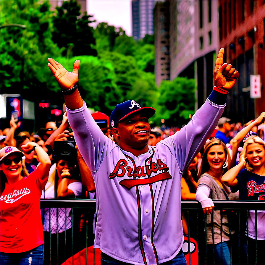 Atlanta Braves Championship Parade Png Hvm