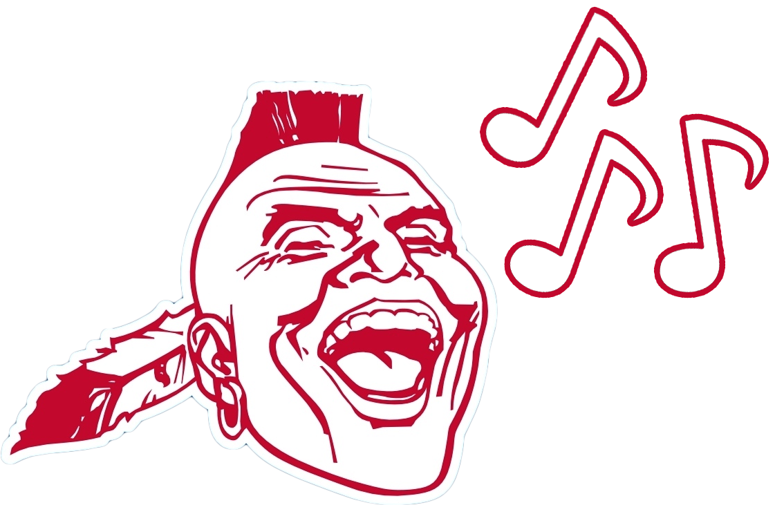 Atlanta Braves Logowith Music Notes