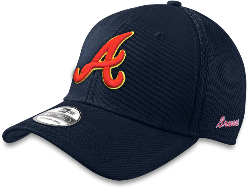 Atlanta Braves New Era Cap - Hat PNG with transparent background