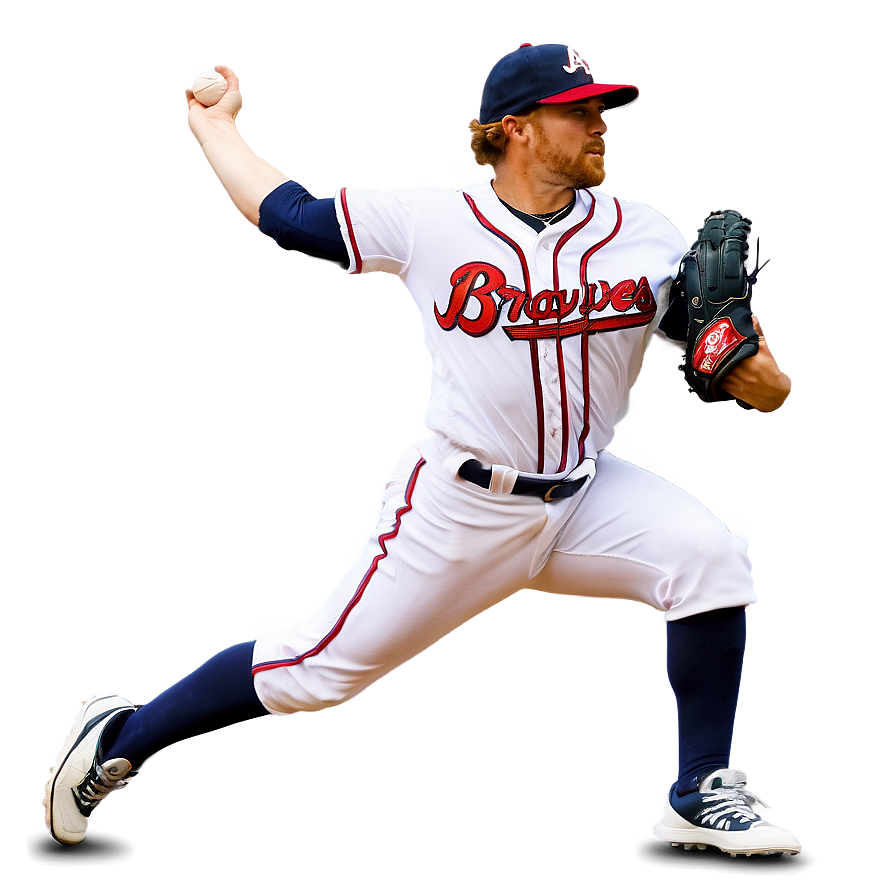 Atlanta Braves Pitcher Action Png Con10