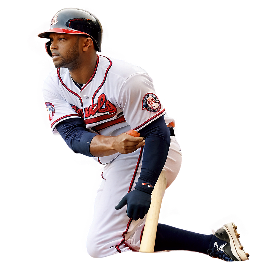 Atlanta Braves Player Batting Png Eqh61