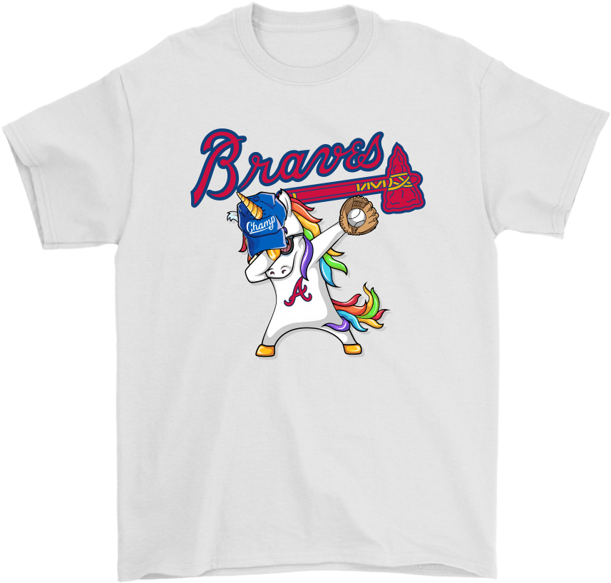 Atlanta Braves Unicorn Mascot T Shirt Design