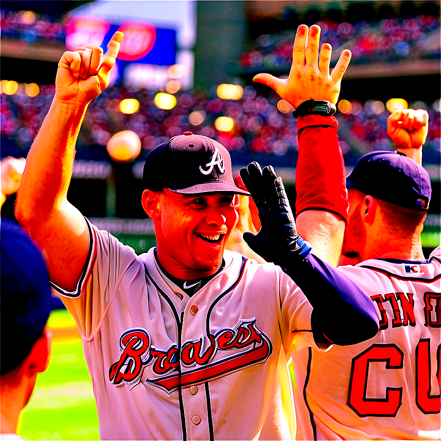 Atlanta Braves Victory Celebration Png Ruh52