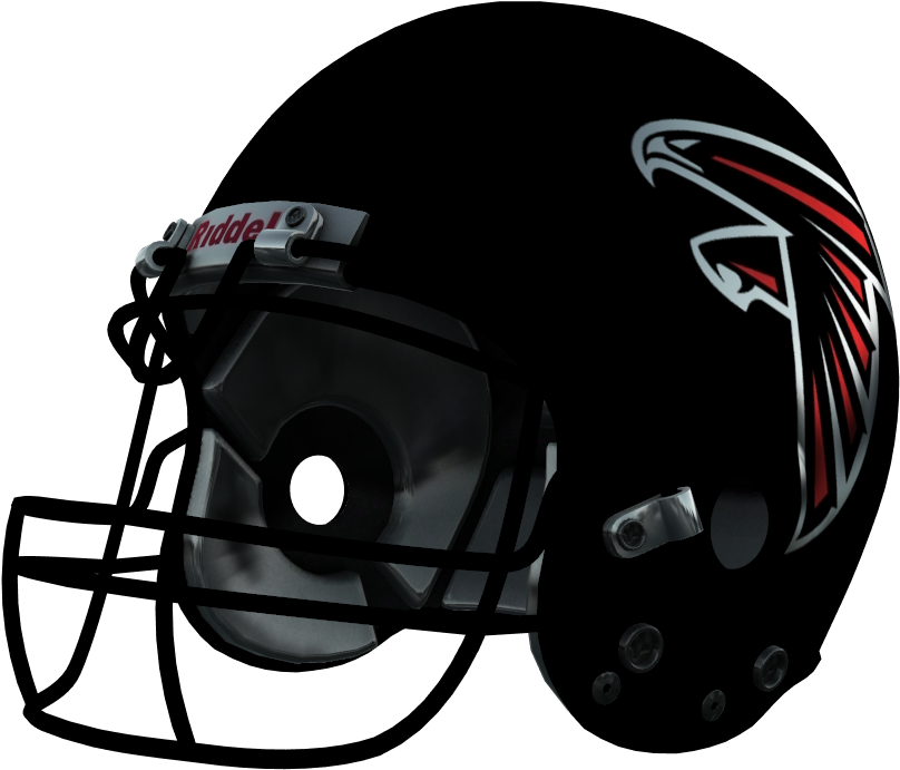 Atlanta Falcons Helmet Side View