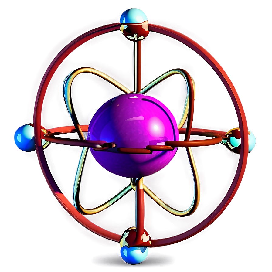 Atomic Structure Model PNG wxe PNG with transparent background