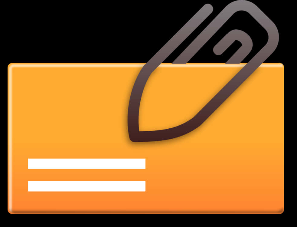 Attached Document Icon PNG with transparent background
