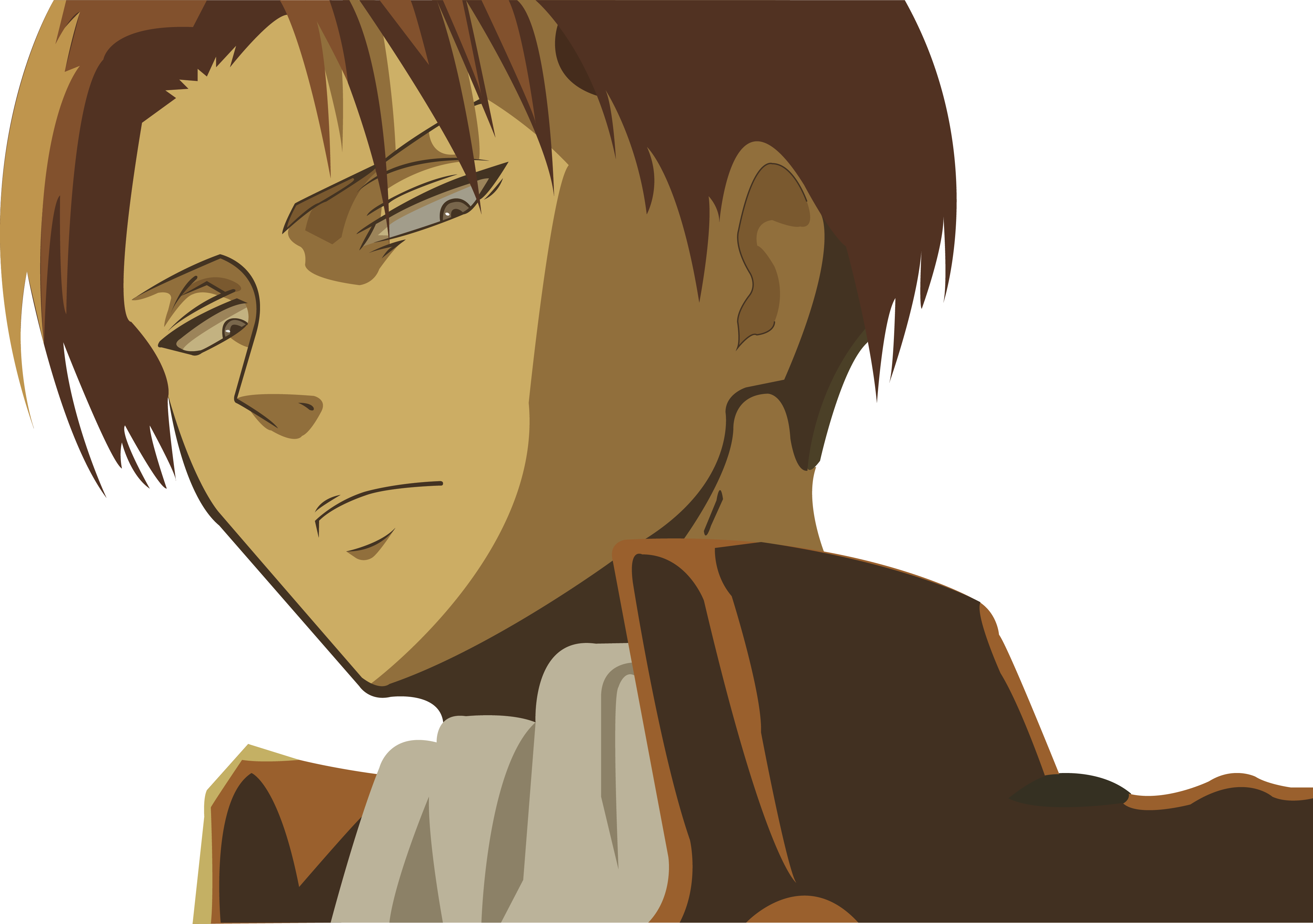 Attack On Titan - Levi Ackerman Render PNG with transparent background