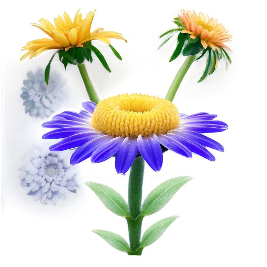 Attractive Daisy Representation Png Bqj96