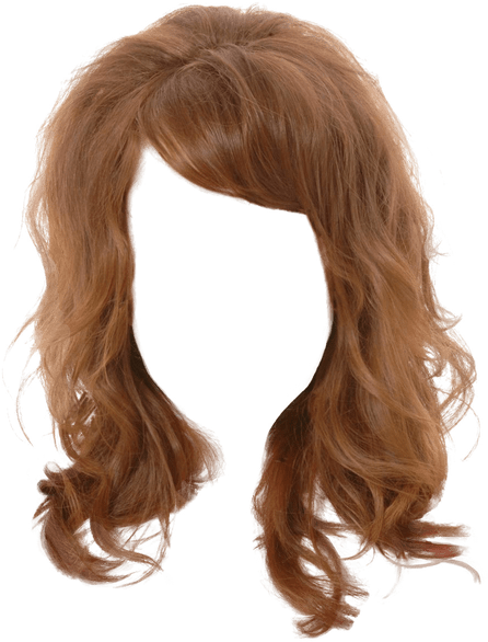 Auburn Wig Transparent Background