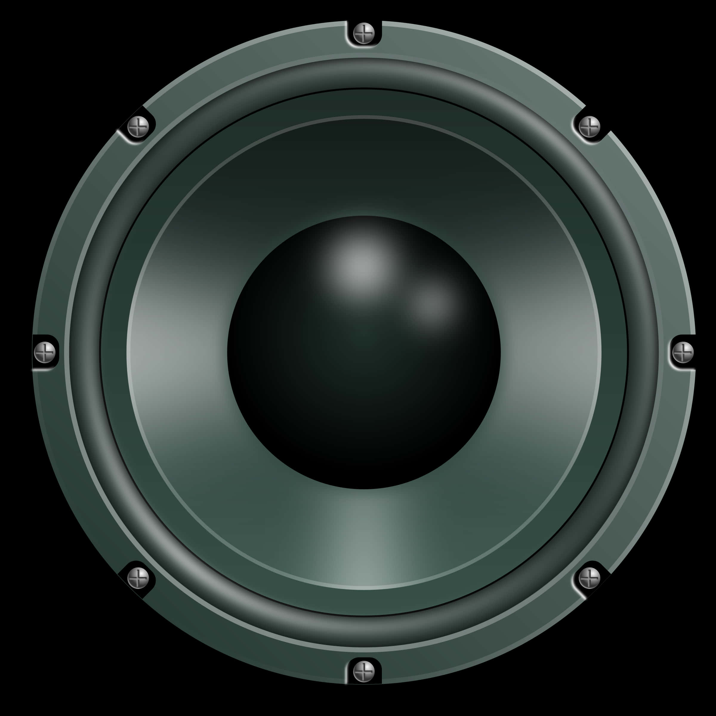 Audio Speaker Closeup Illustration