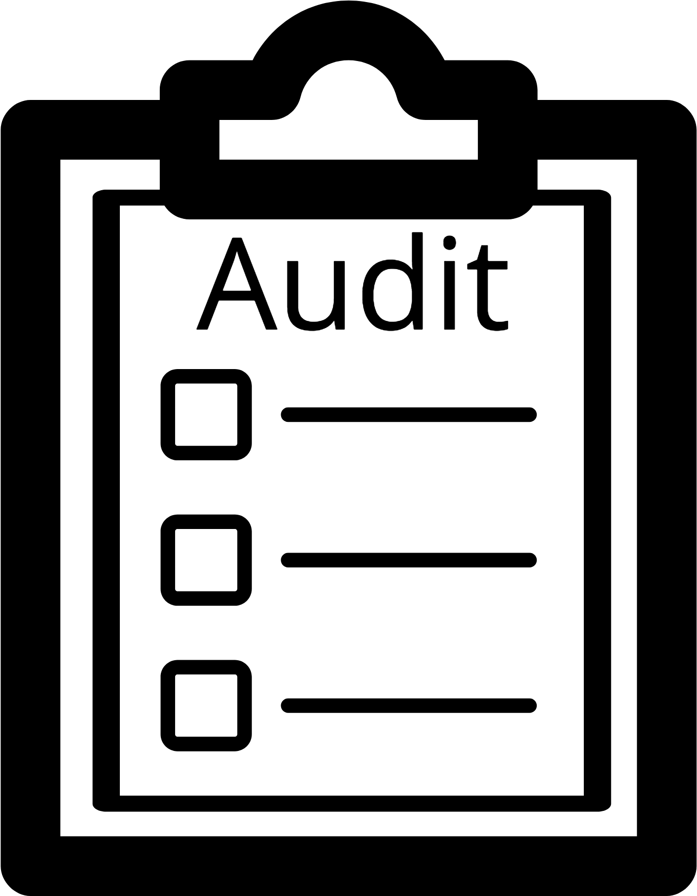 Audit Checklist Icon PNG with transparent background