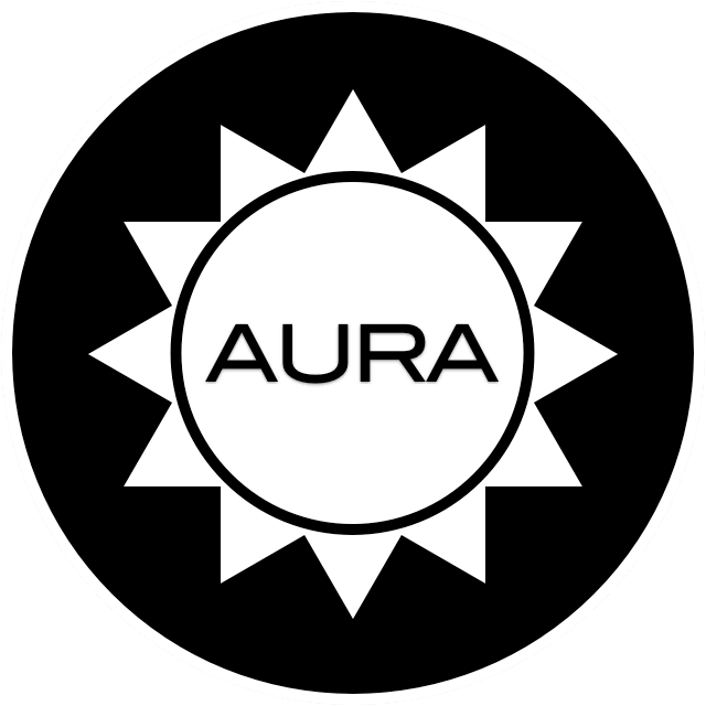 Aura Logo Blackand White