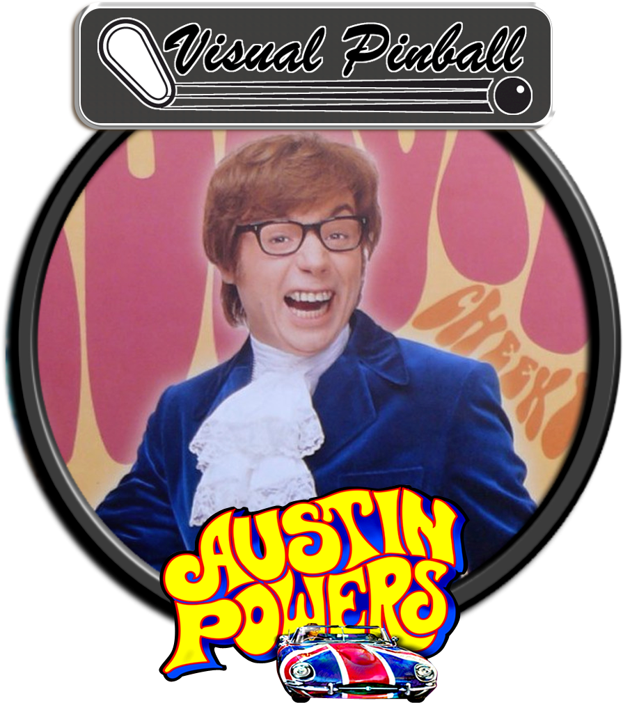 Austin Powers Visual Pinball Artwork