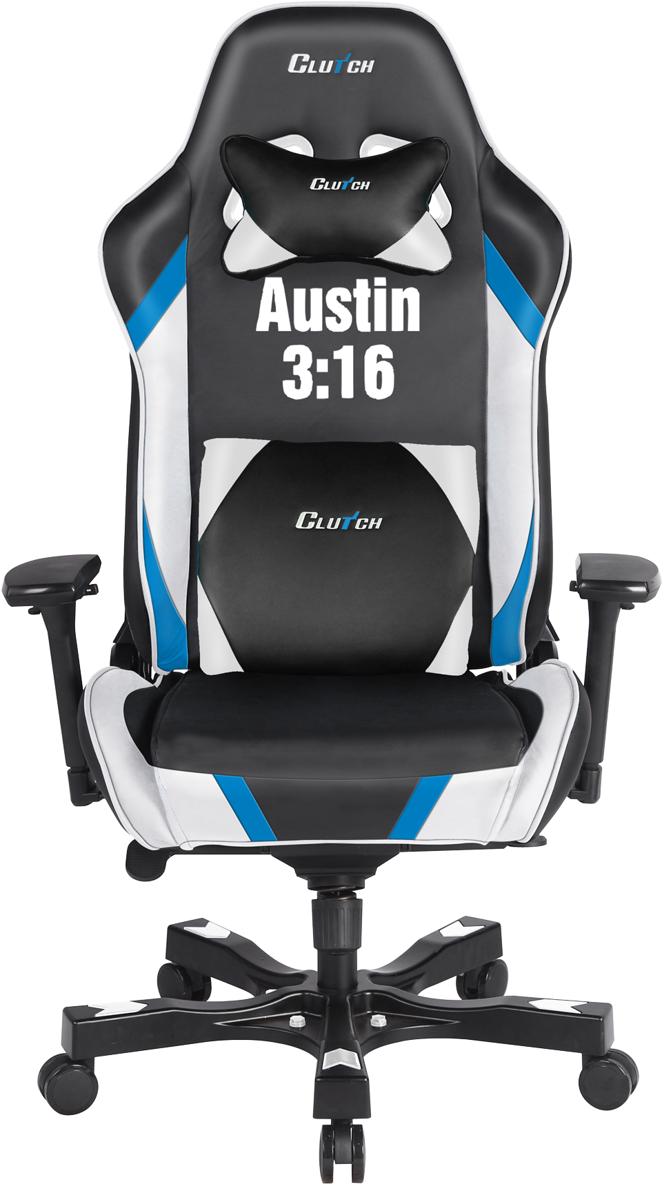 Austin316 Gaming Chair Clutch Brand PNG with transparent background