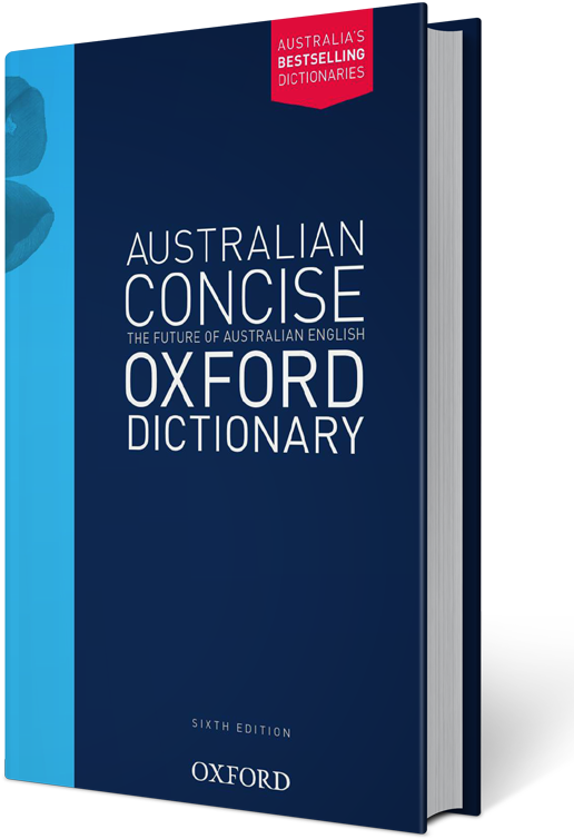 Australian Concise Oxford Dictionary Cover PNG with transparent background