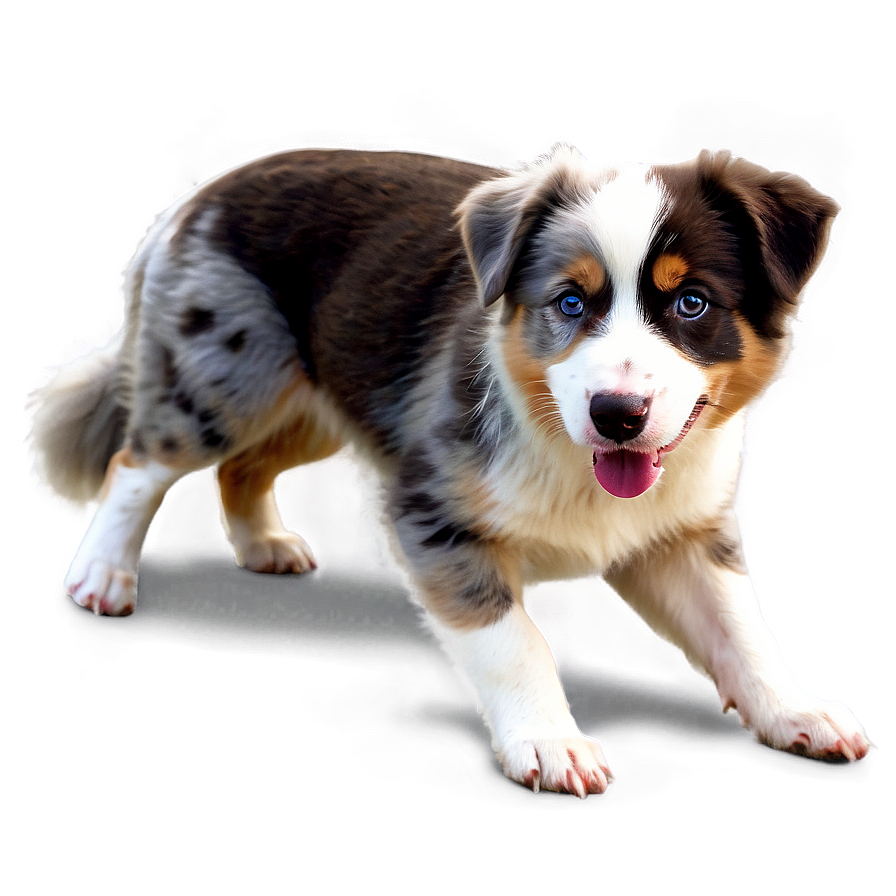 Australian Shepherd Eating Png Anm