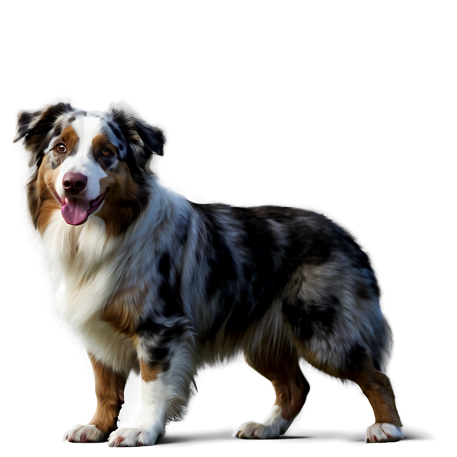 Australian Shepherd On Farm Png Xkg59