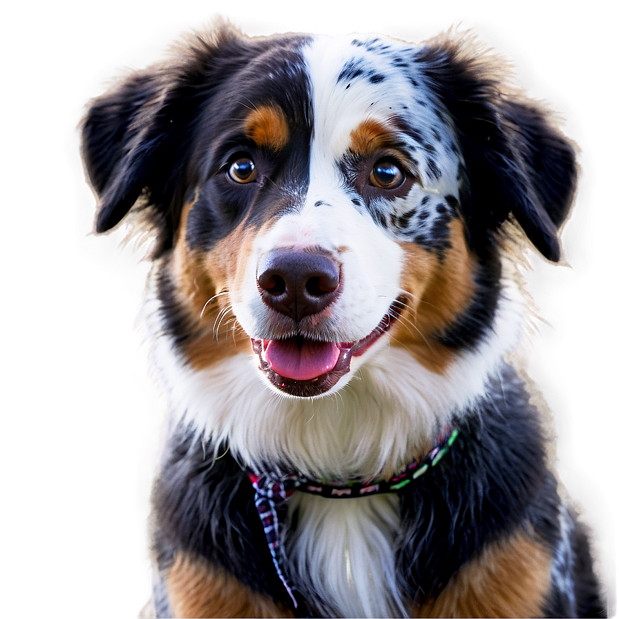 Australian Shepherd With Bandana Png Wib