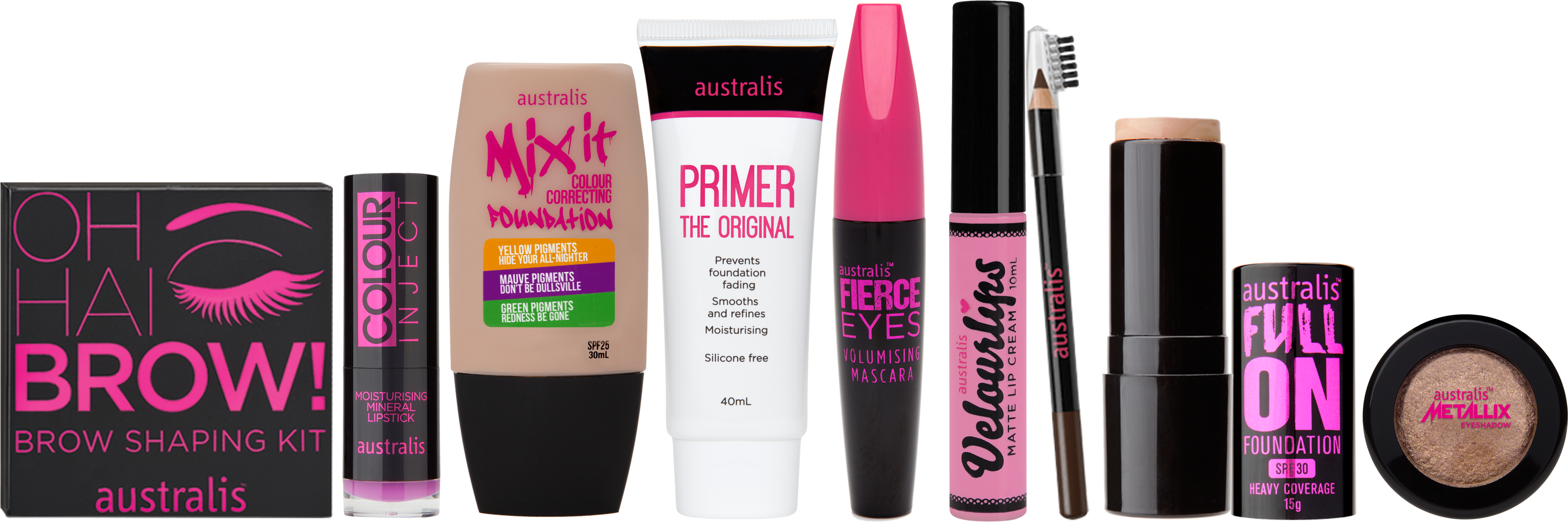 Cosmetics Png - Australis Products, Transparent Png PNG with transparent background