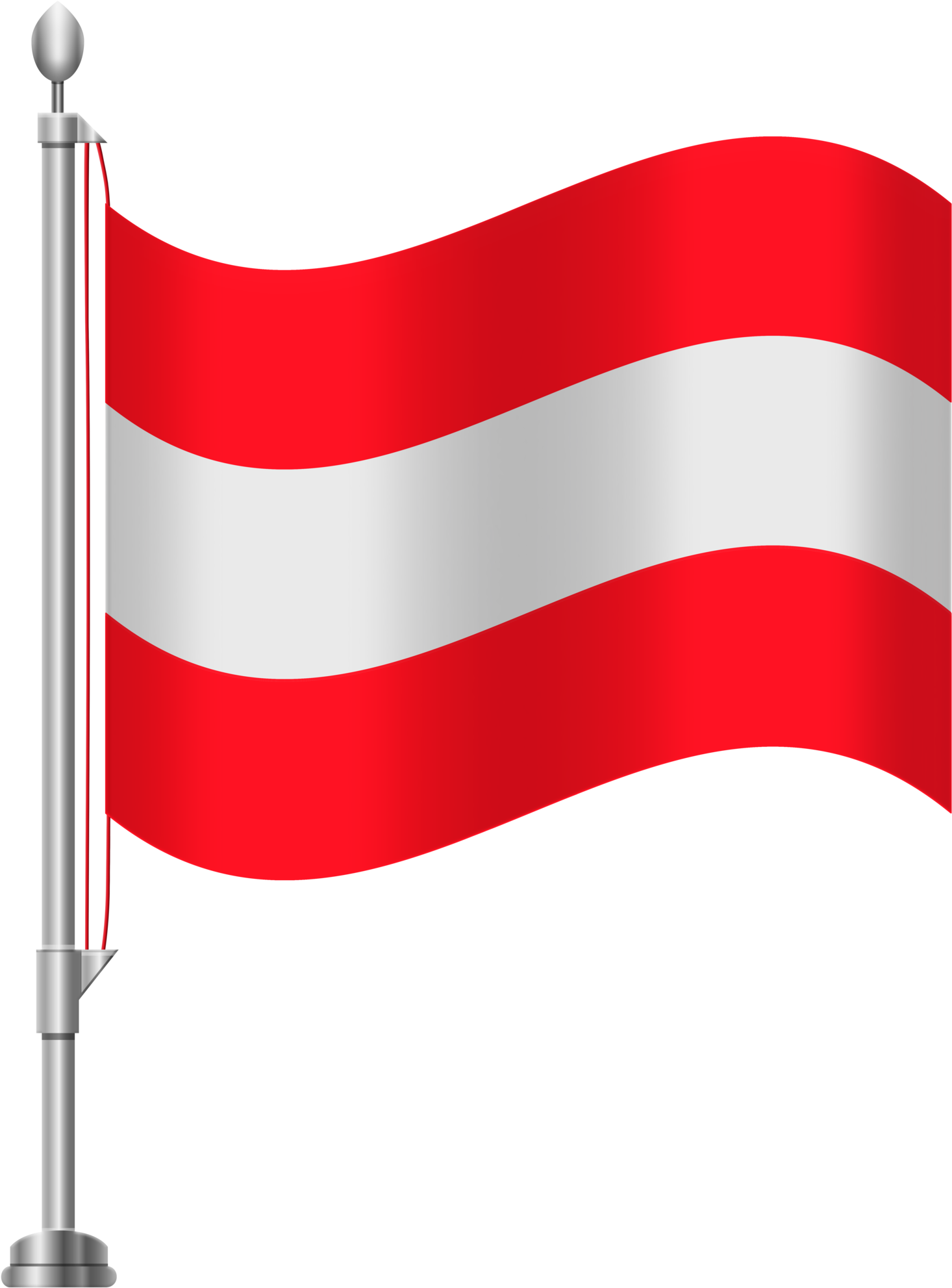 Austria Flag Png Clip Art - Puerto Rican Flag Clipart, Transparent Png PNG with transparent background