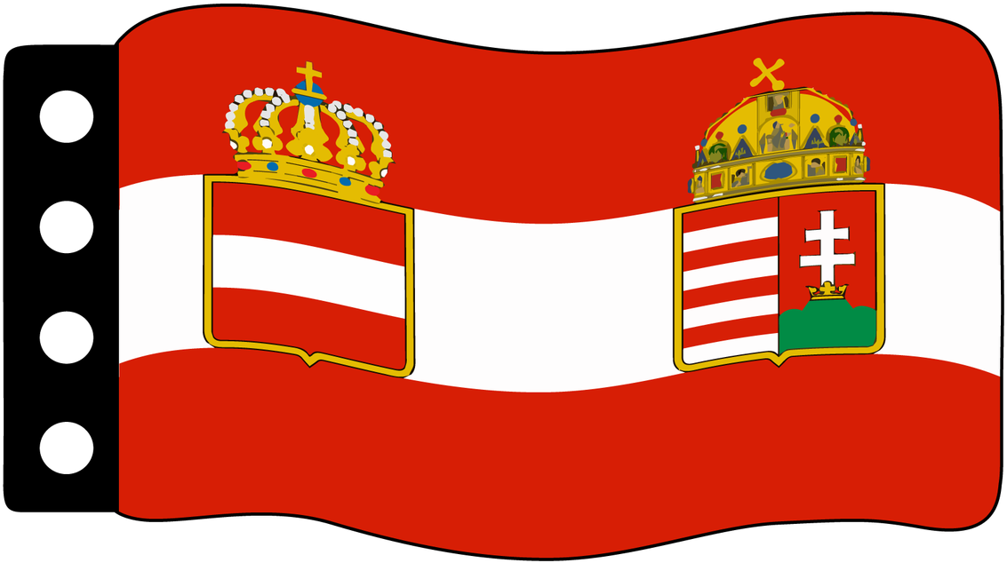 Austria-hungary War Flag - Austria Hungary Flag 1914, HD Png Download PNG with transparent background
