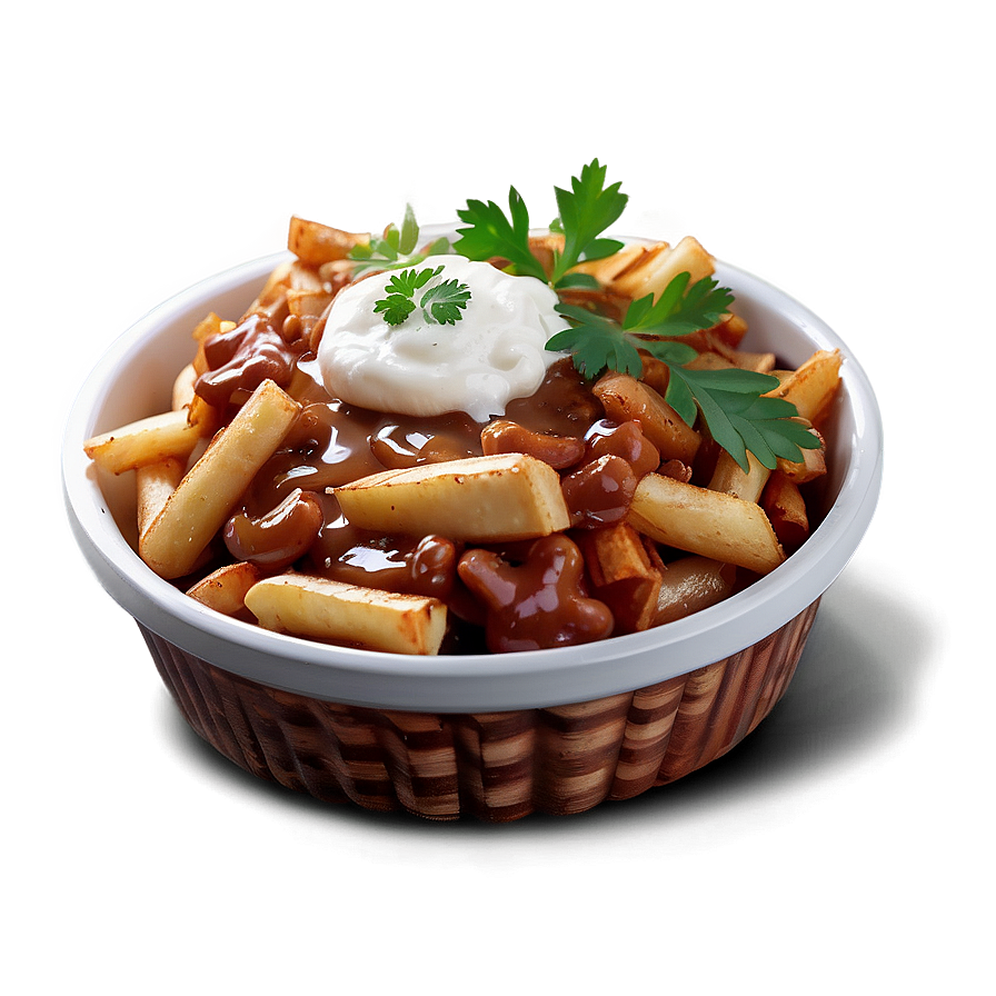 Authentic Quebec Style Poutine Png 37