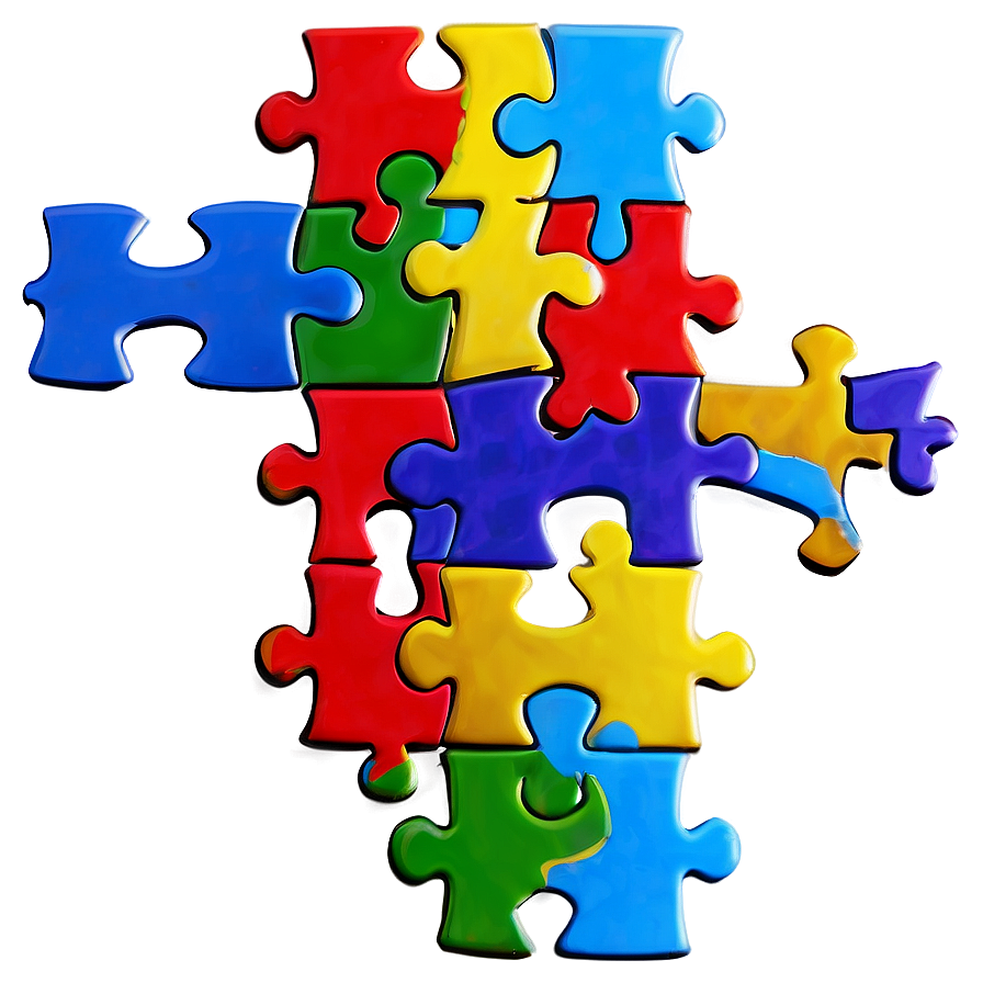 Autism Puzzle Piece And Stars Png Kcl