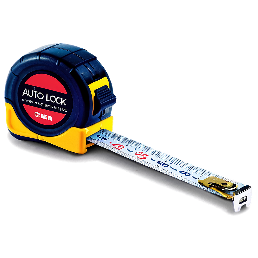 Auto Lock Tape Measure PNG tan PNG with transparent background