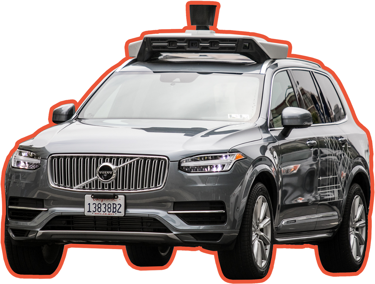 Uber Self Driving Car Transparent, HD Png Download PNG with transparent background