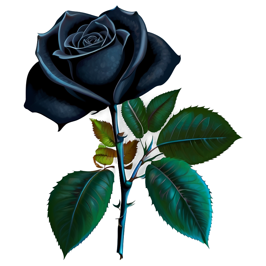 Autumn Black Roses Png 75