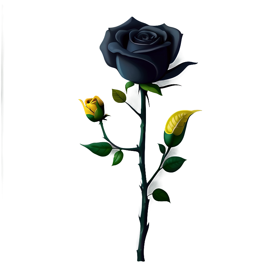 Autumn Black Roses Png Tbg