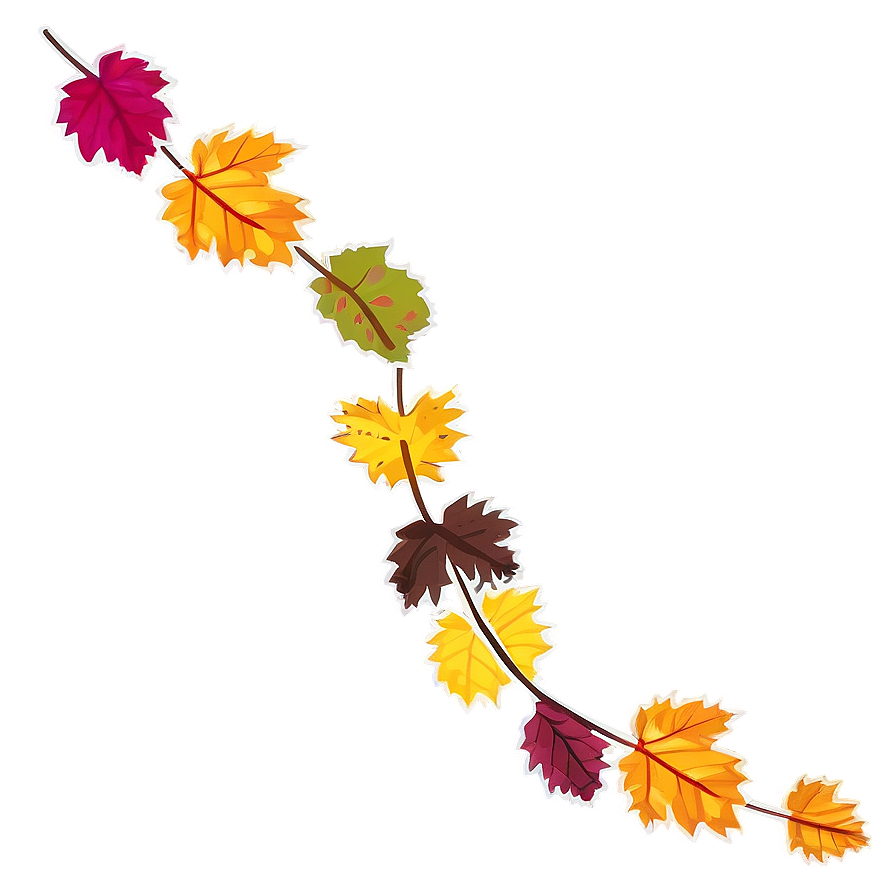 Autumn Colored Vine Png Dqe73